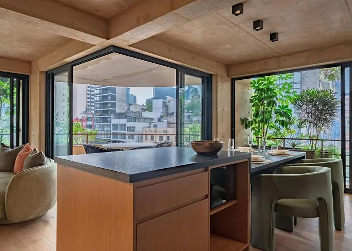 Stylish With Balcony Steps From Cafe *